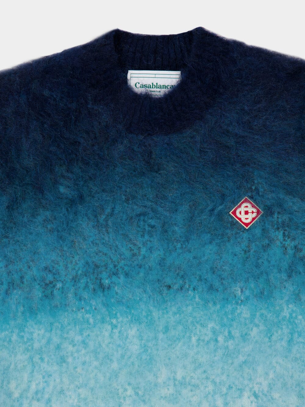 Gradient Mohair Crewneck Sweater - Image 3