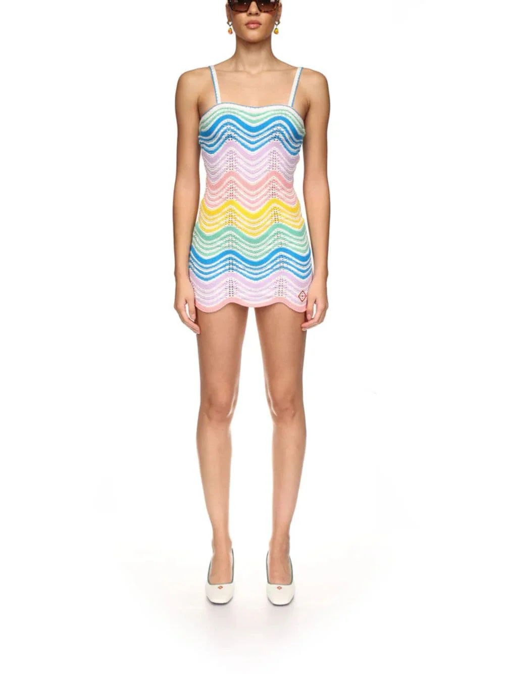 Gradient Wave Crochet Dress - Image 2