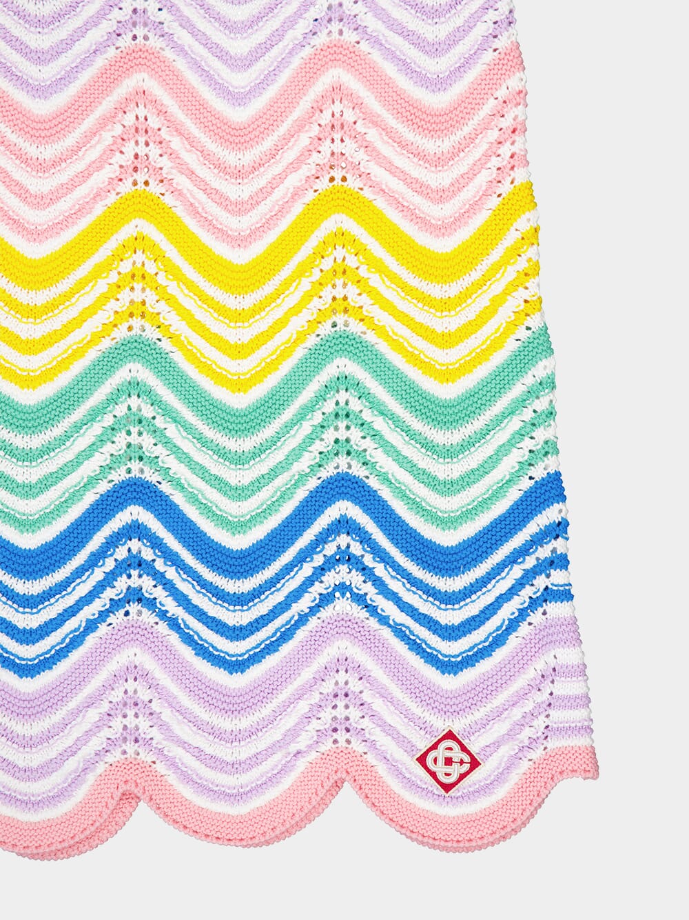 Gradient Wave Crochet Dress - Image 5