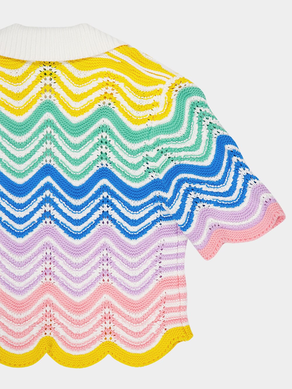 Gradient Wave Crochet Top - Image 6