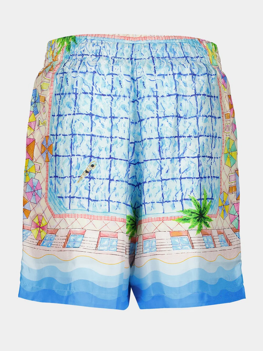 Le Plongeon Silk Shorts - Image 3