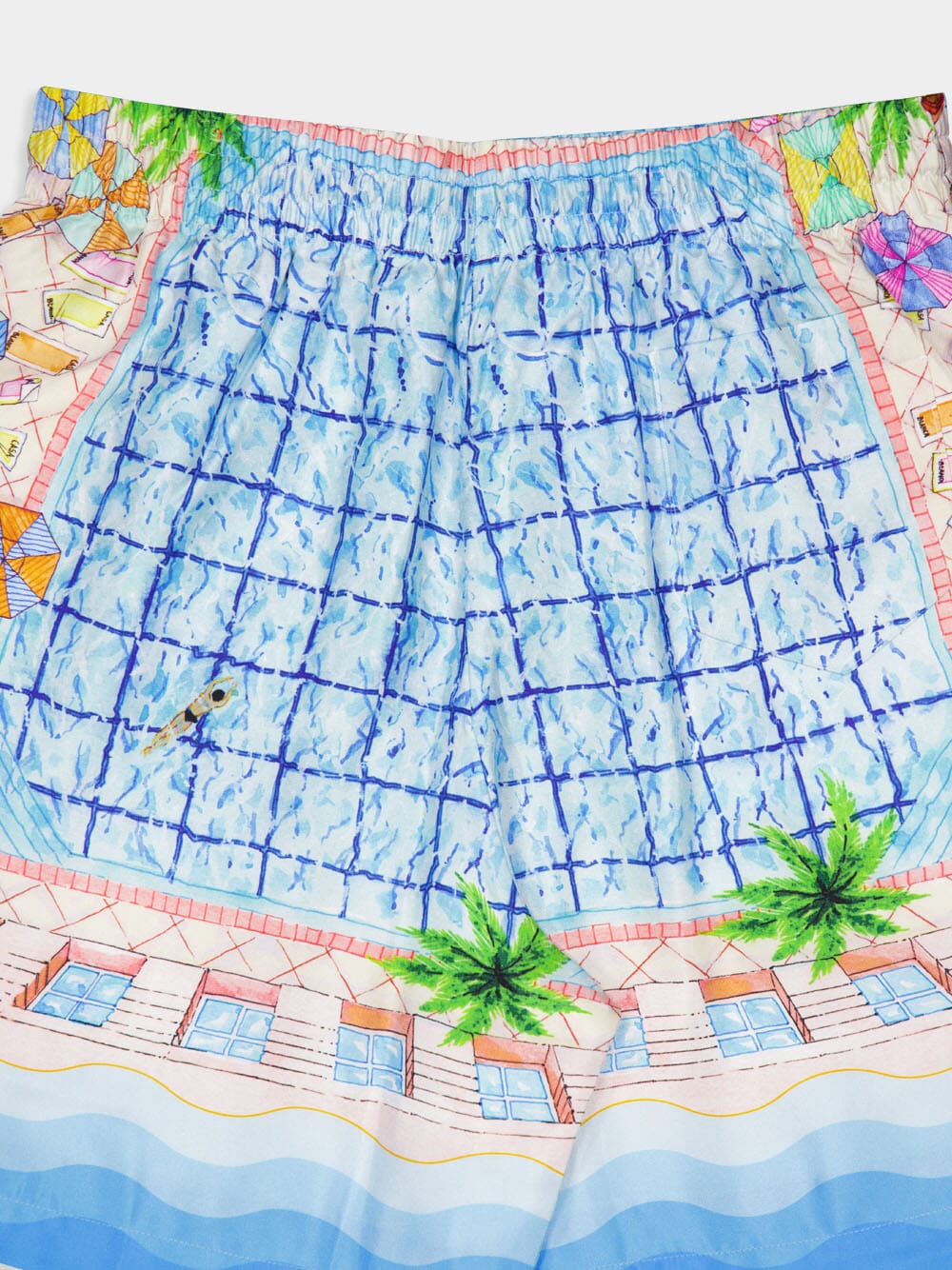 Le Plongeon Silk Shorts - Image 6