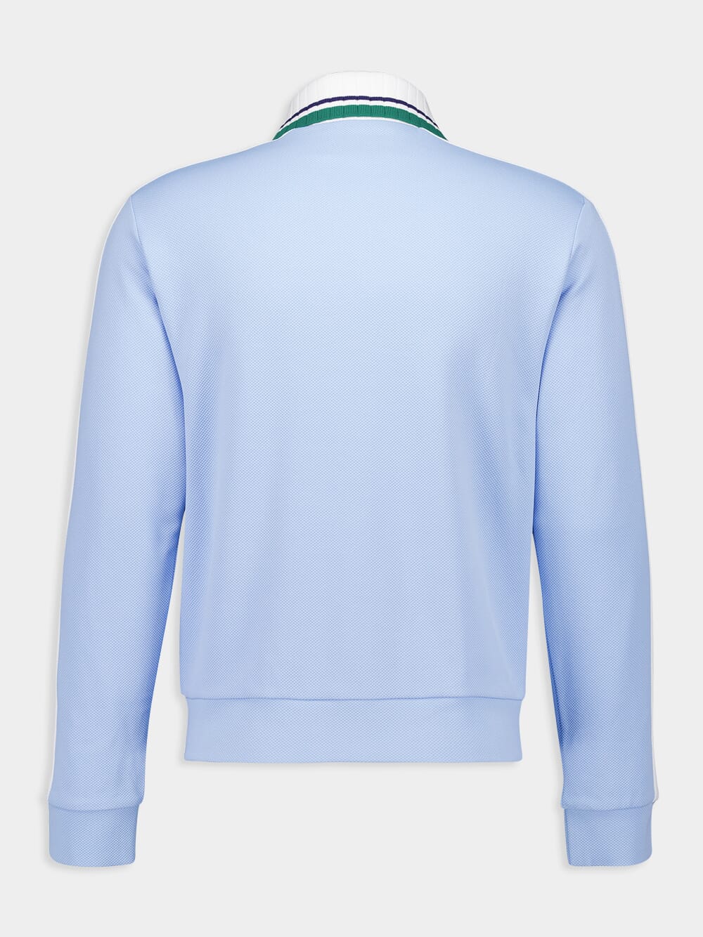 Light Blue Piqué Track Jacket - Image 3