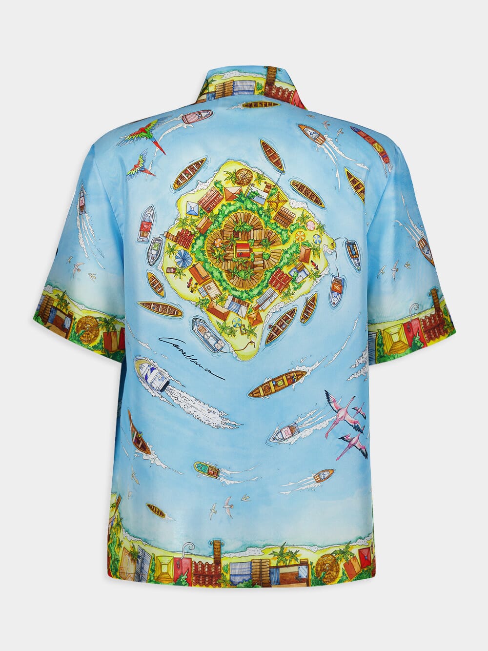 Maison Sur Piloti Silk Shirt - Image 3