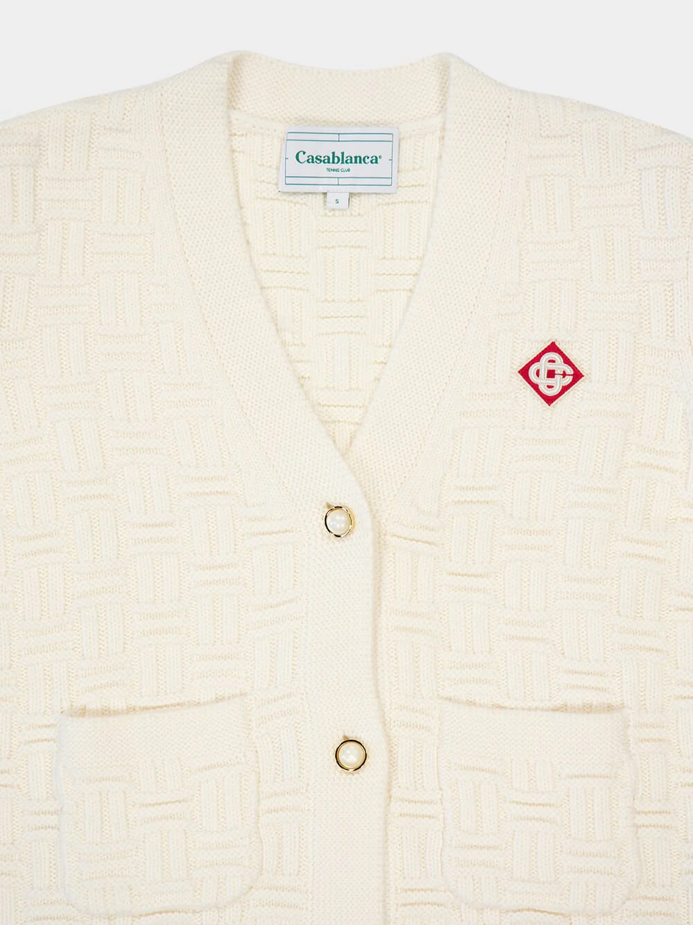 Merino Wool Column Knit Cardigan - Image 5