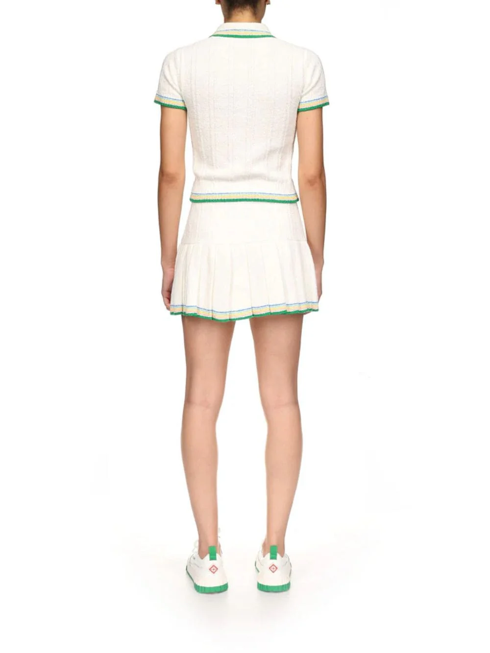 Rib Boucle Polo Shirt - Image 4