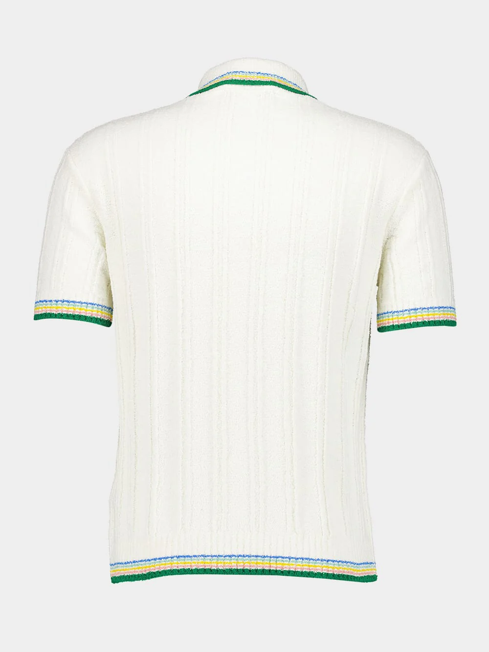 Rib Boucle Polo Shirt - Image 3