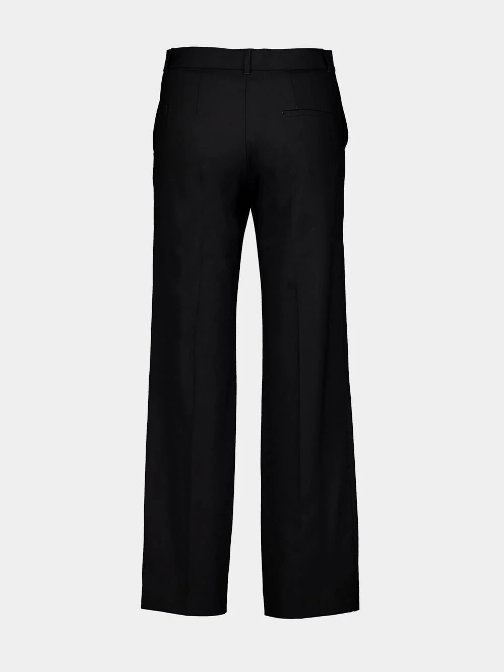 Straight-Leg Wool Trousers - Image 2