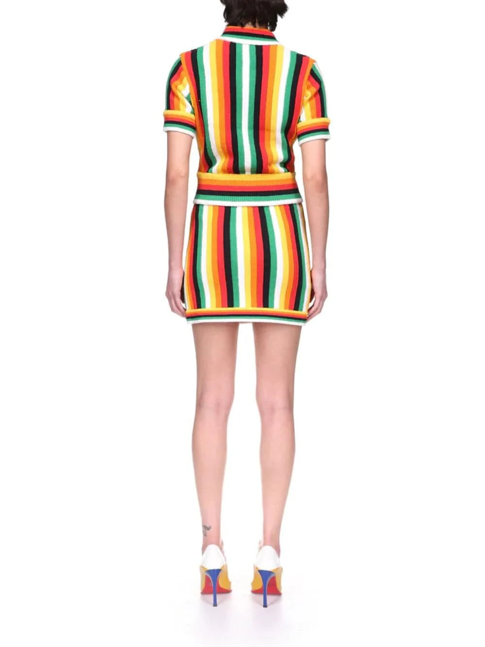 Striped Cotton-Blend Towelling Top - Image 4
