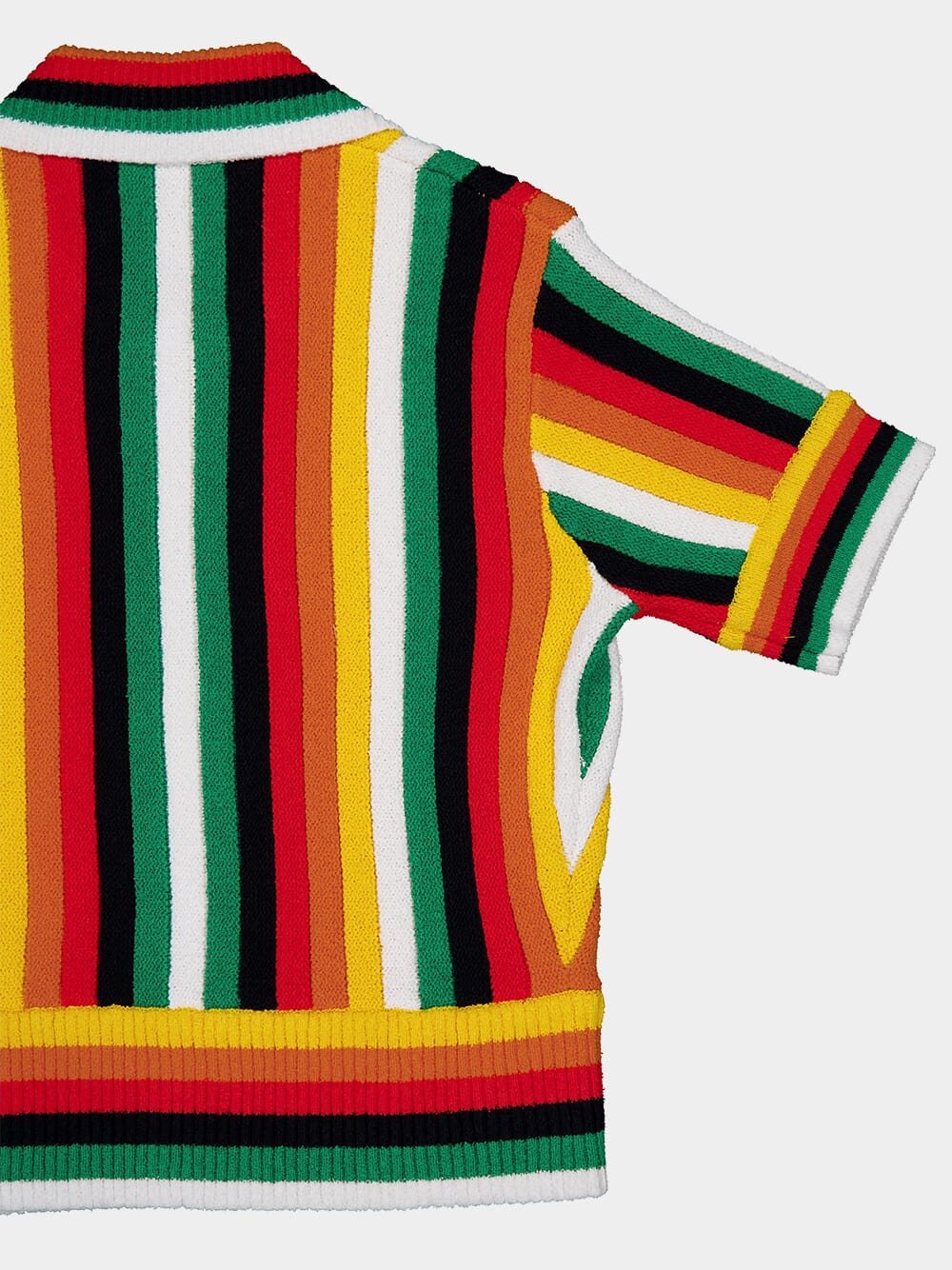Striped Cotton-Blend Towelling Top - Image 6
