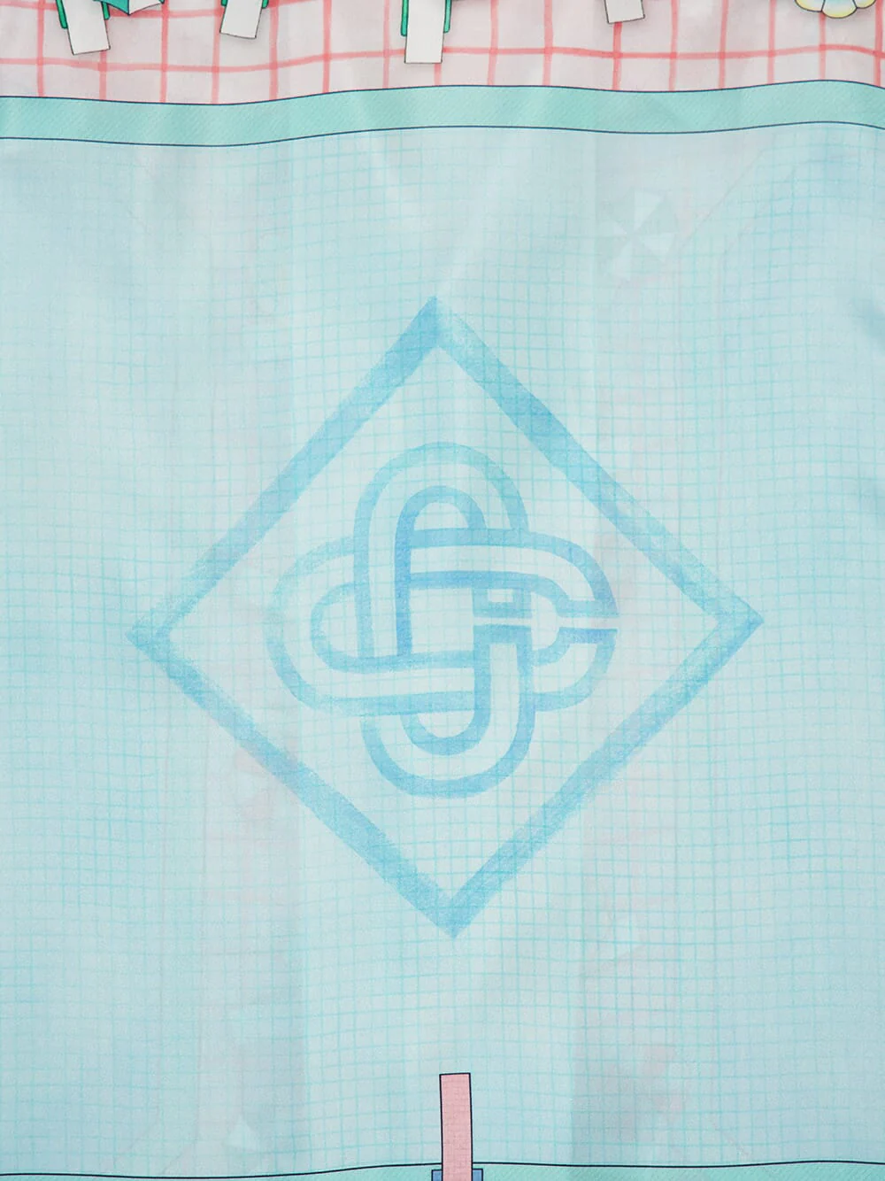 Copacabana Pink Silk Twill Cuban Shirt - Image 4