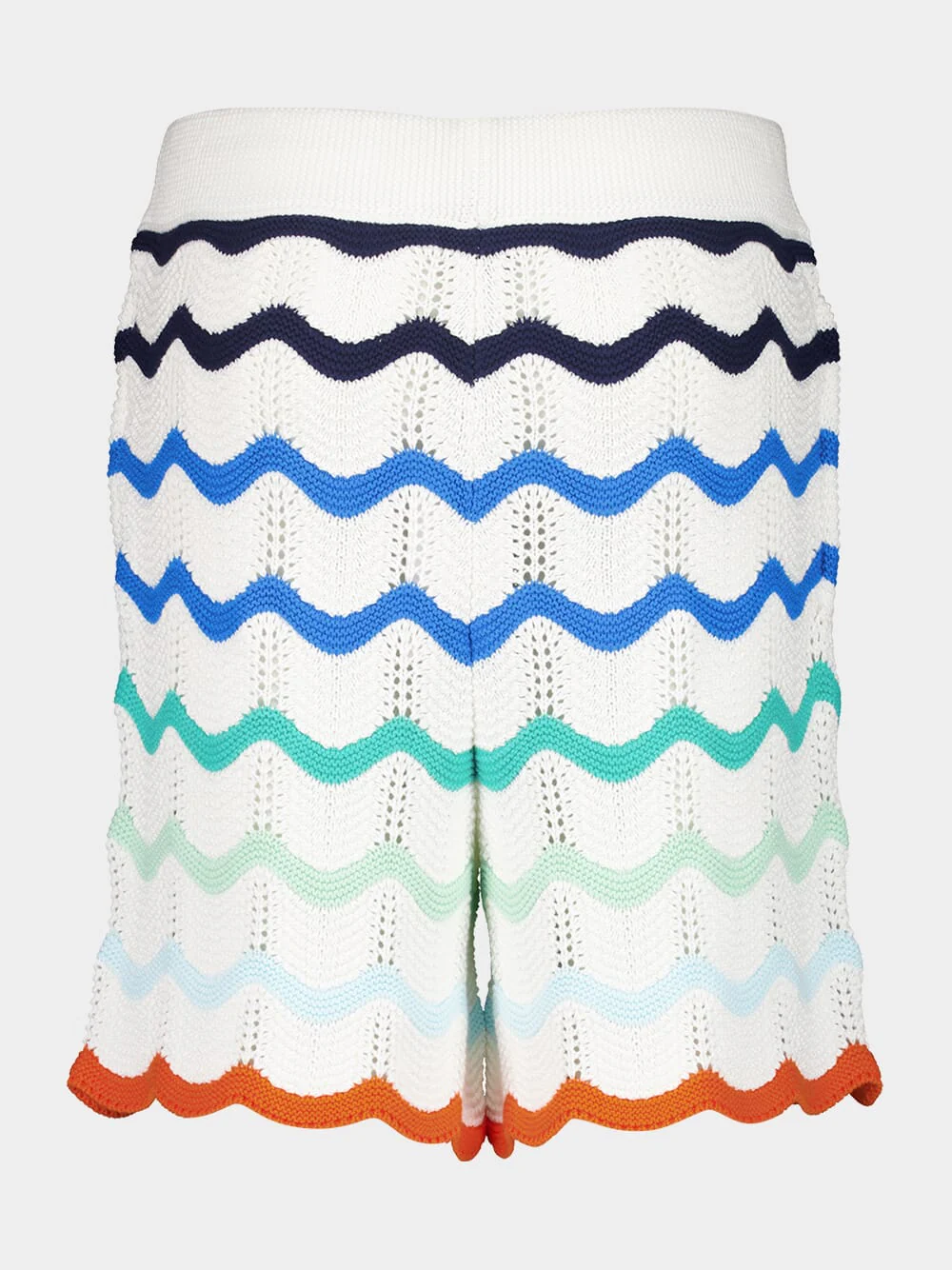 Gradient Wave Crochet Shorts - Image 3