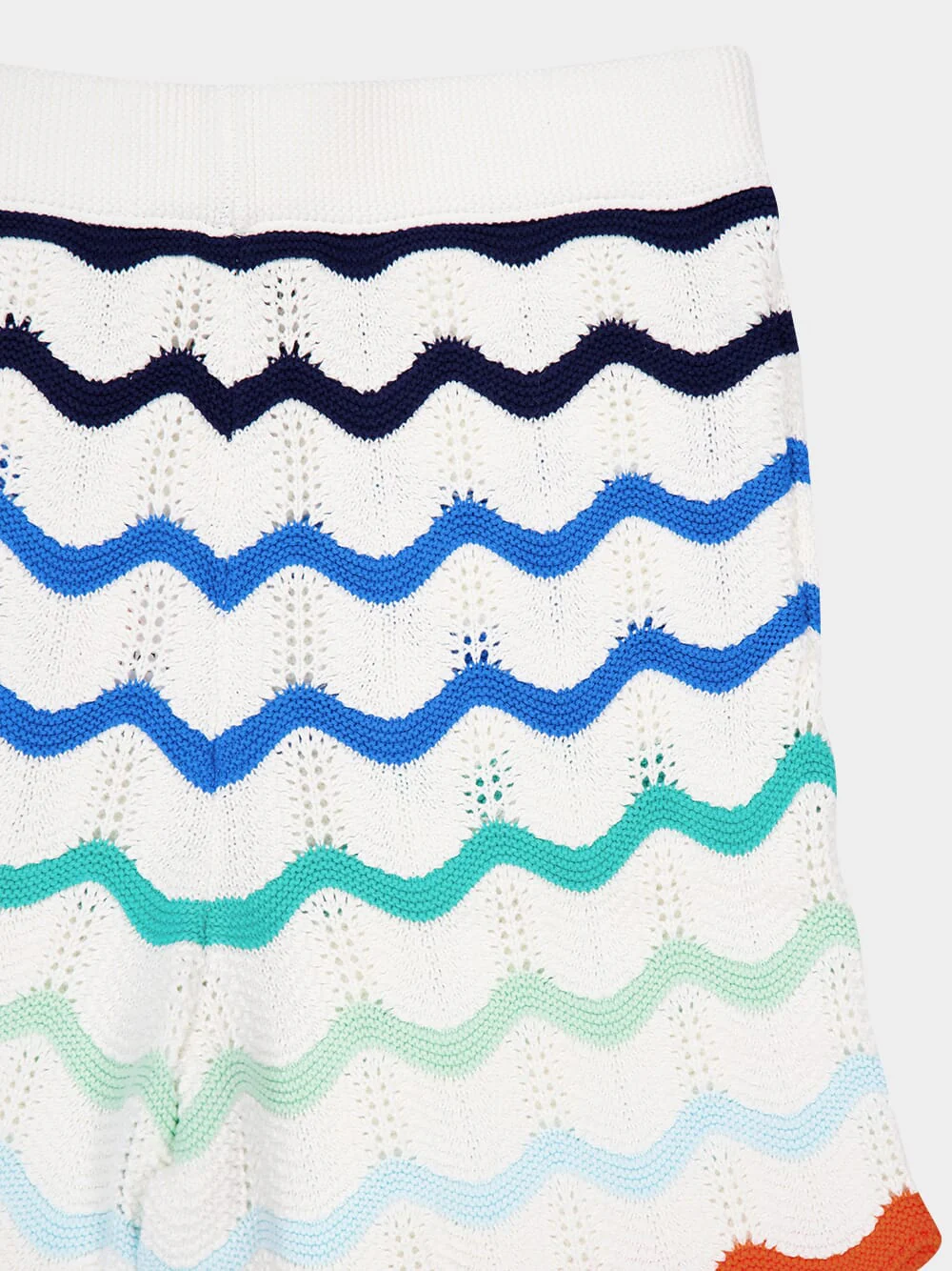 Gradient Wave Crochet Shorts - Image 5