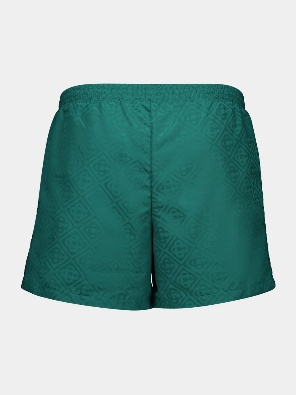 Green Monogram Jacquard Swim Shorts - Image 2