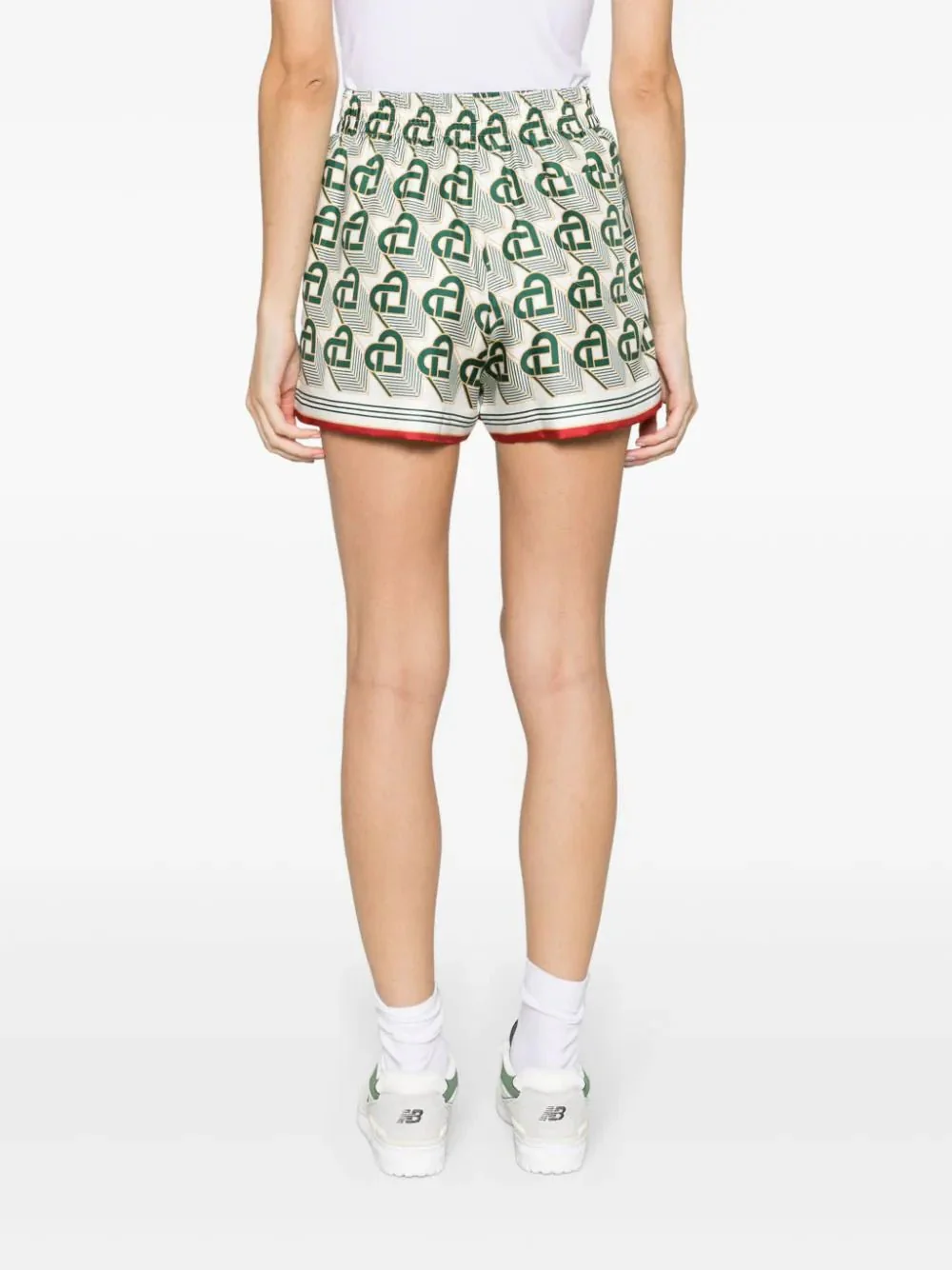 Heart Monogram Silk Boxer Shorts - Image 4