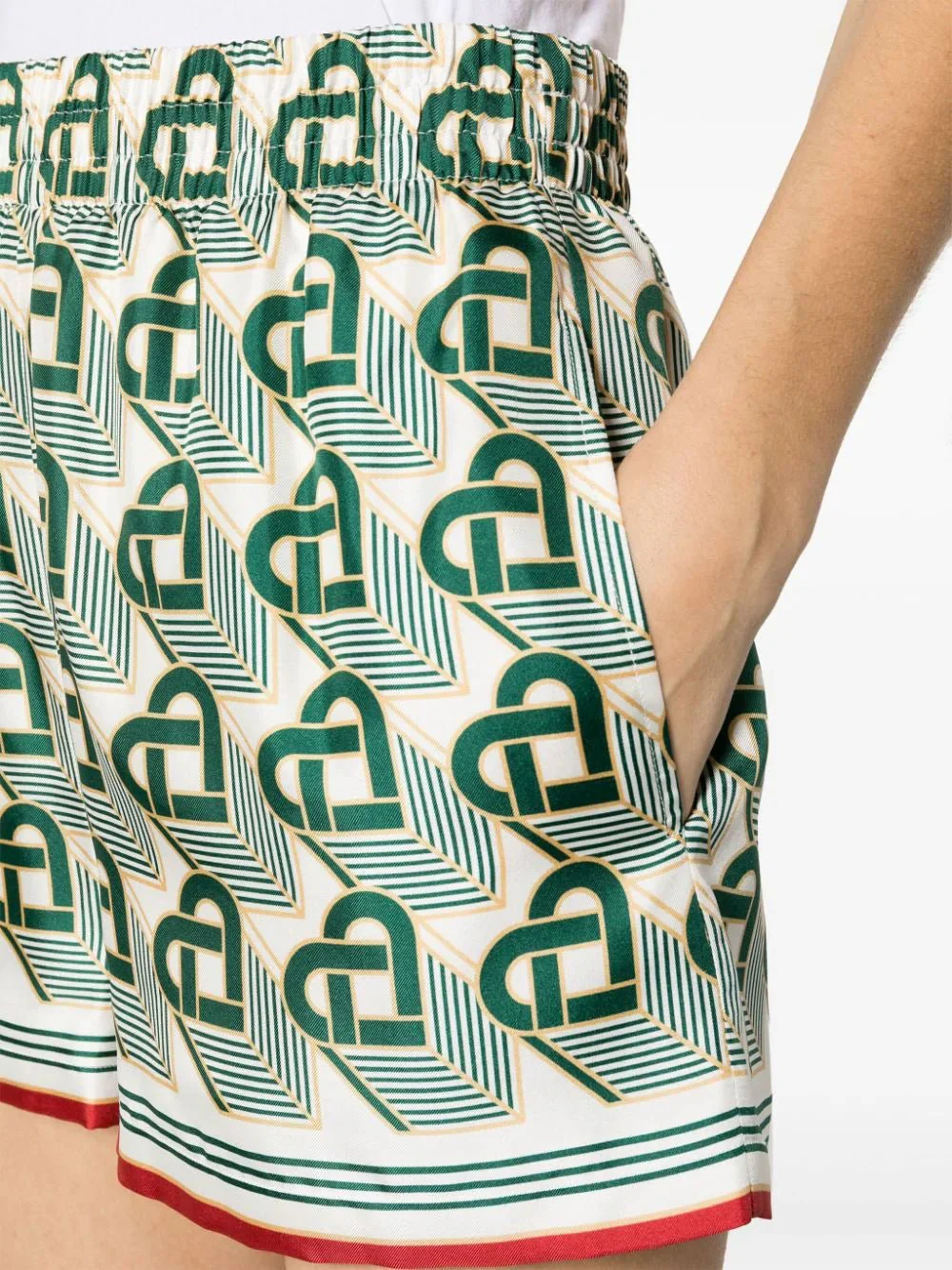 Heart Monogram Silk Boxer Shorts - Image 6