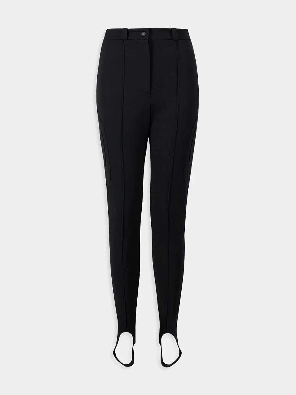 High-Waist Twill Leggings