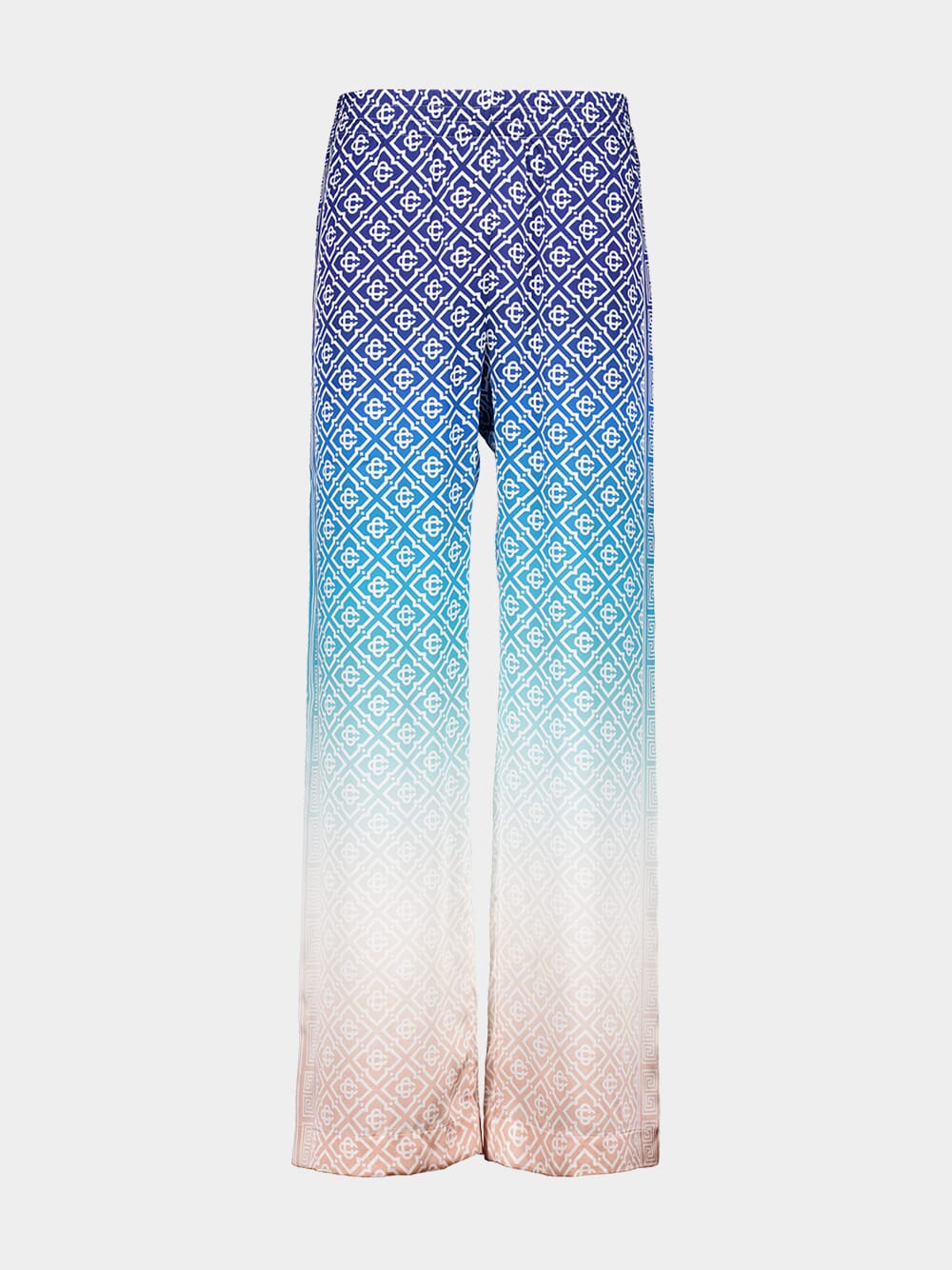 Jacquard Gradient Silk Trousers