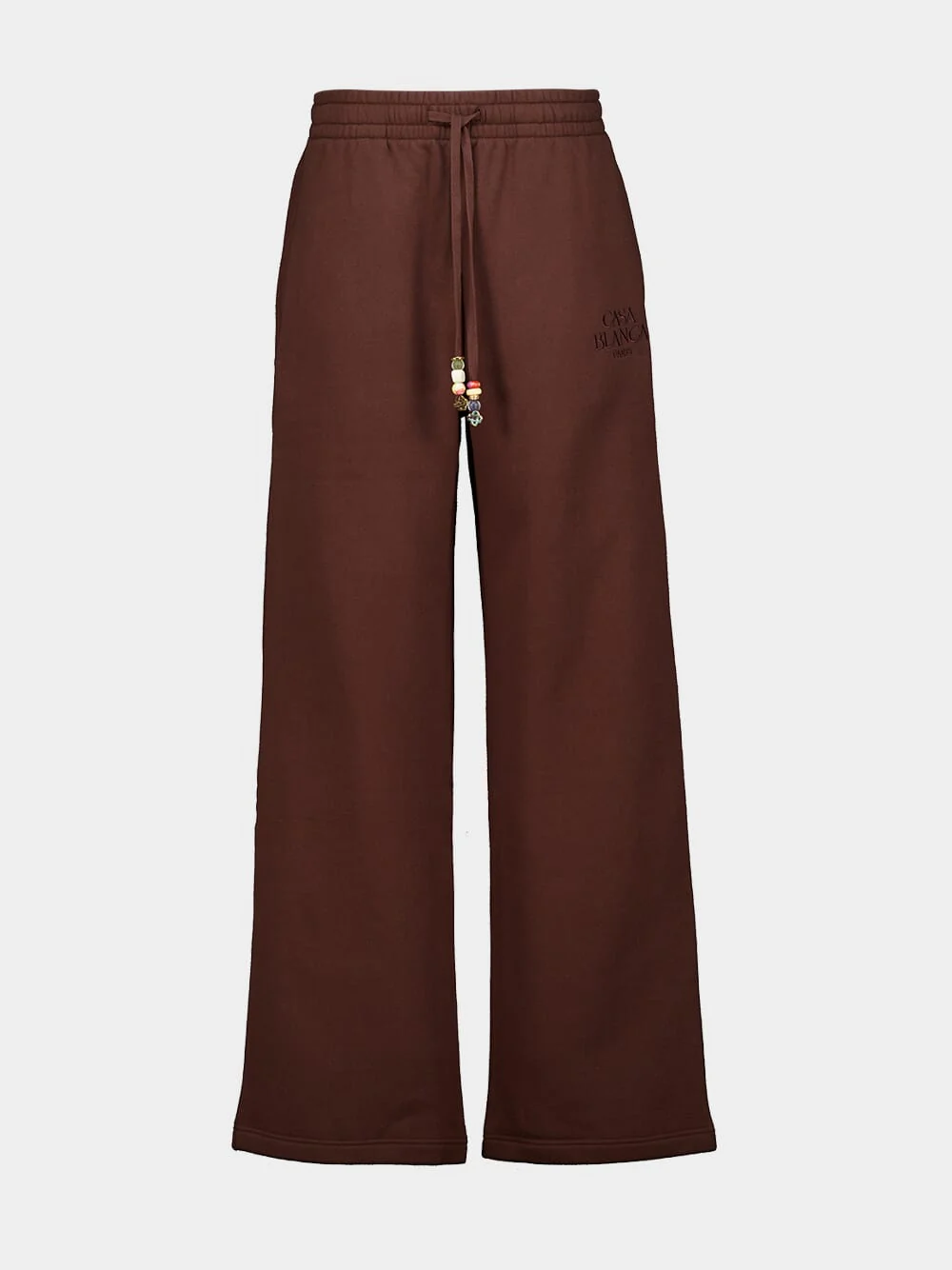 Dark Brown Wide Leg Sweatpants - Image 2