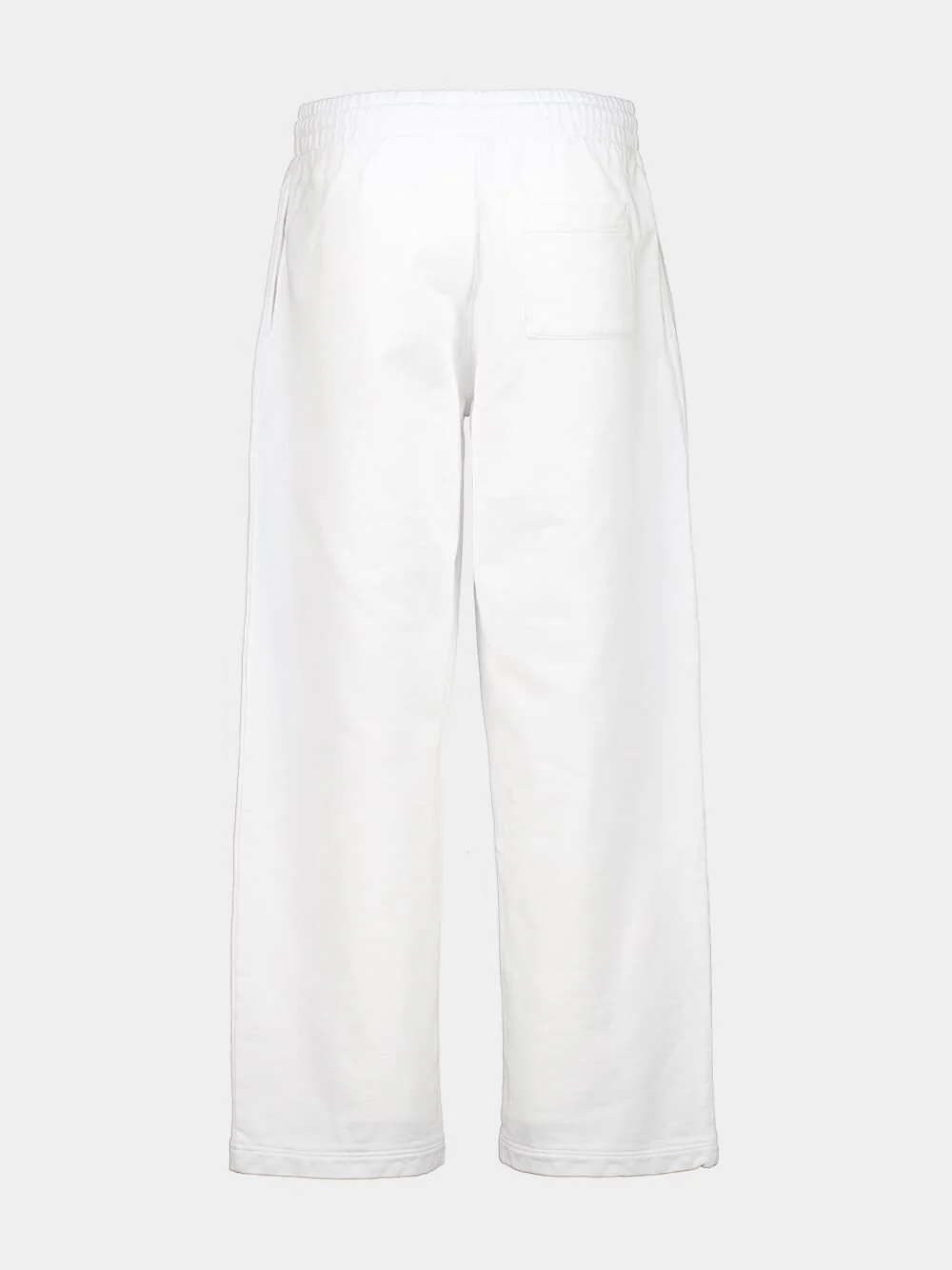 White Tennis Club Triangle Cotton Joggers - Image 2