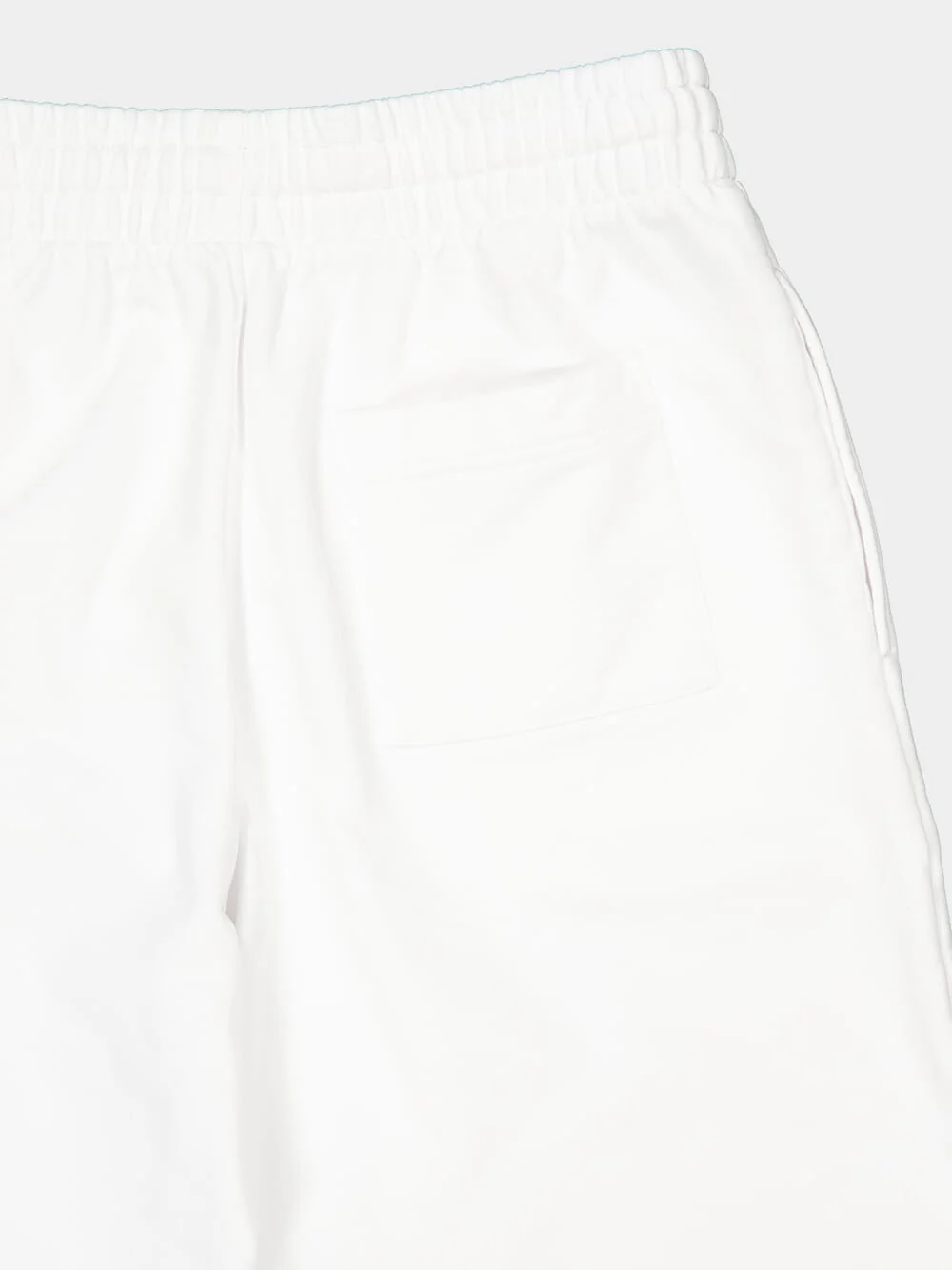 White Tennis Club Triangle Cotton Joggers - Image 4