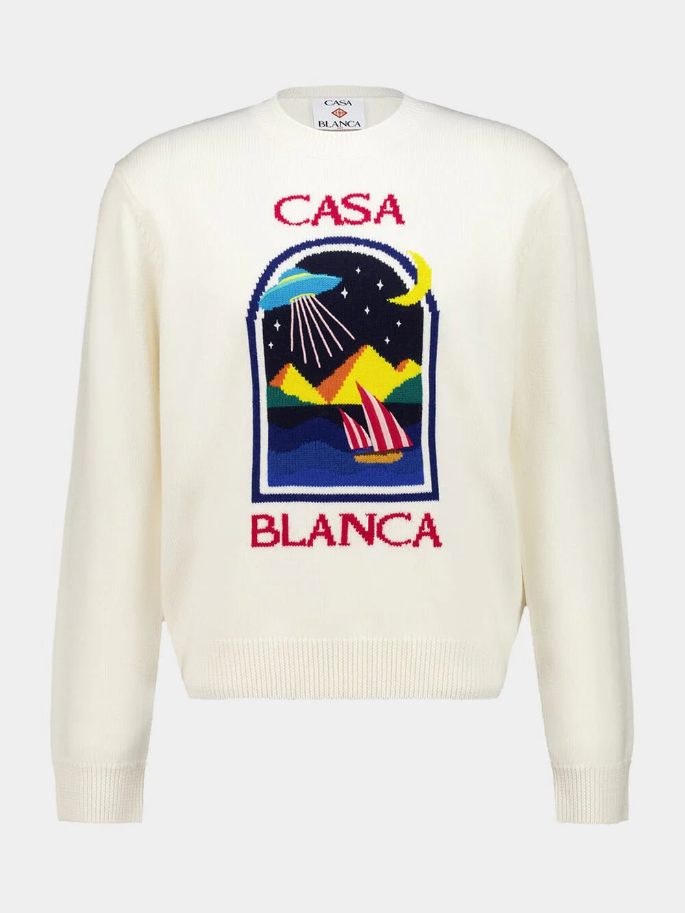 Pyramid Abduction Wool Knit Jumper
