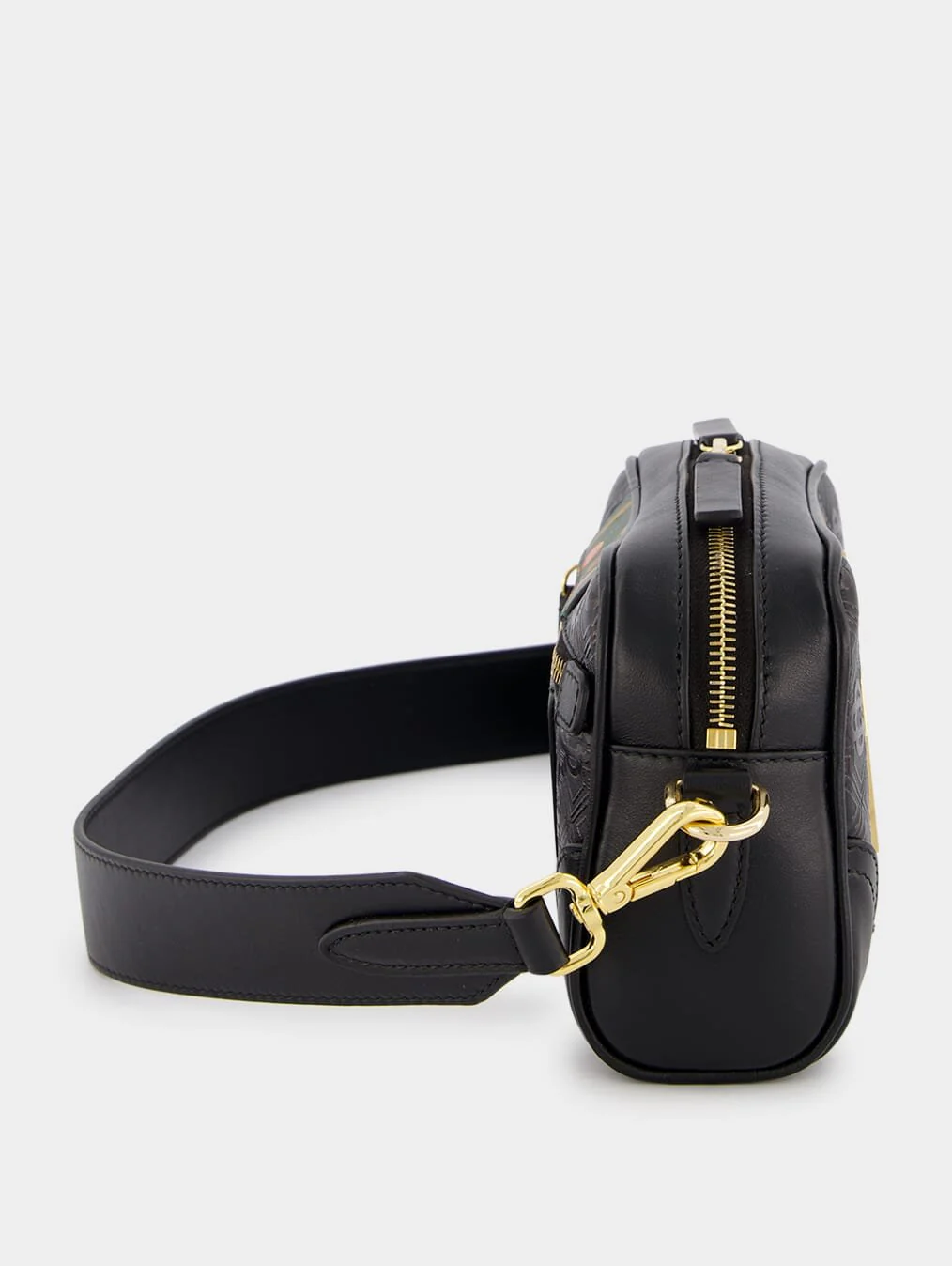Logo-Plaque Crossbody Leather Bag - Image 4