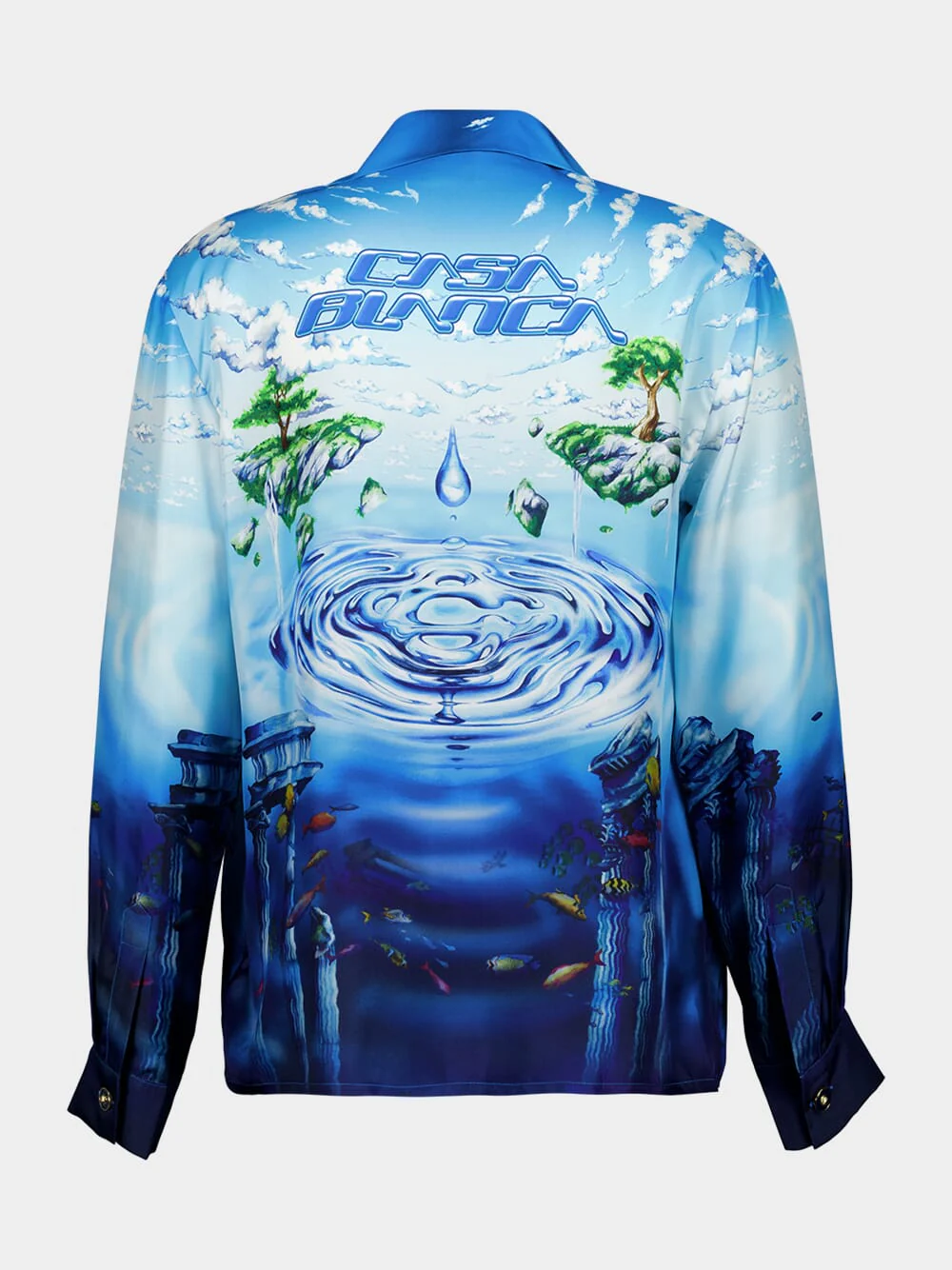 Lost Atlantis Silk Cuban Shirt - Image 2