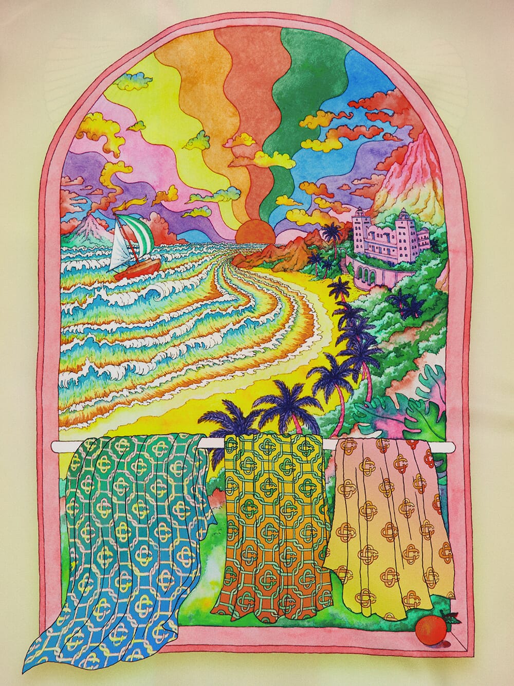 Lucid Dreams Silk Twill Cuban Shirt - Image 4