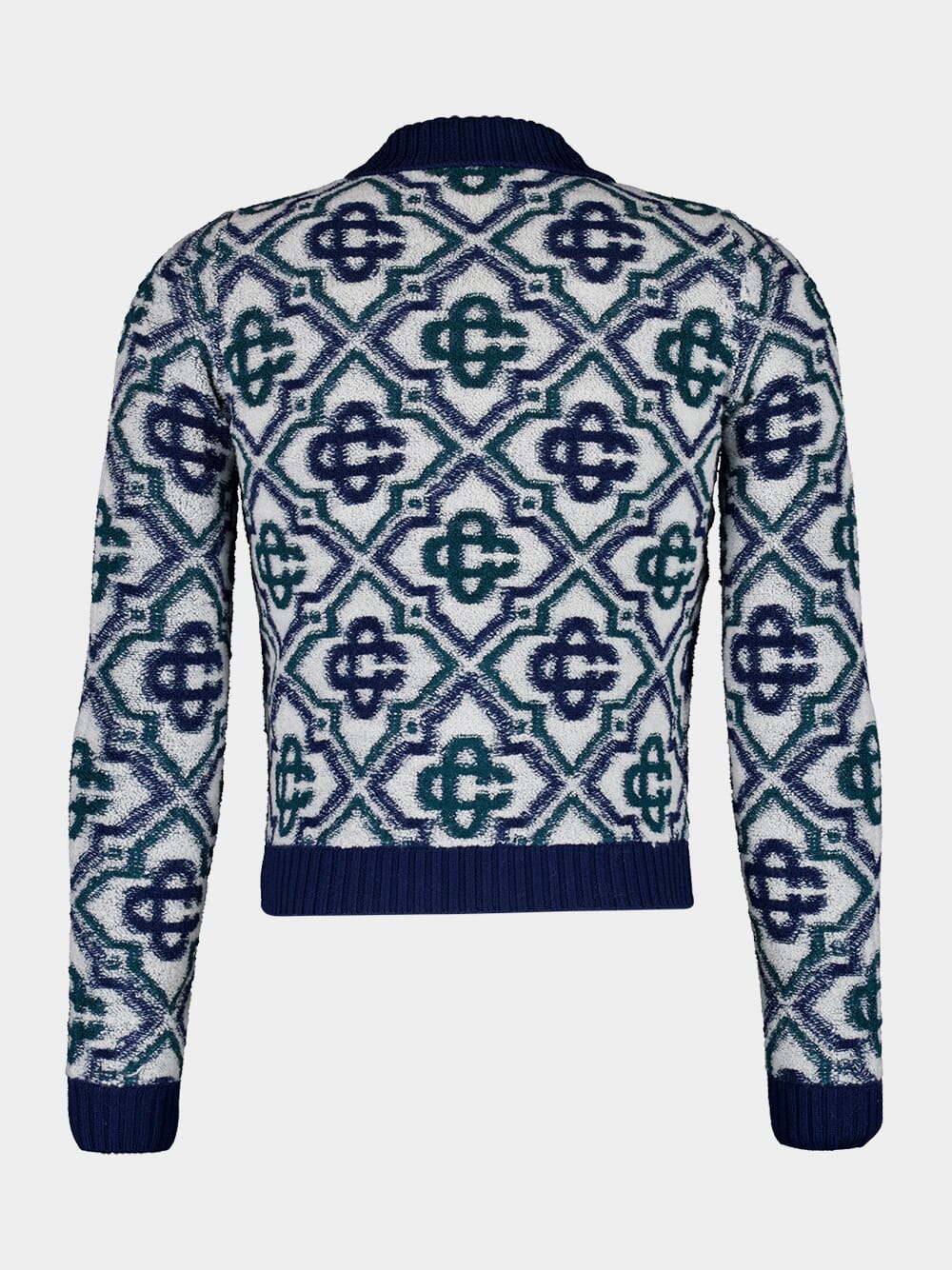 Monogram Knit Zip Jumper - Image 2