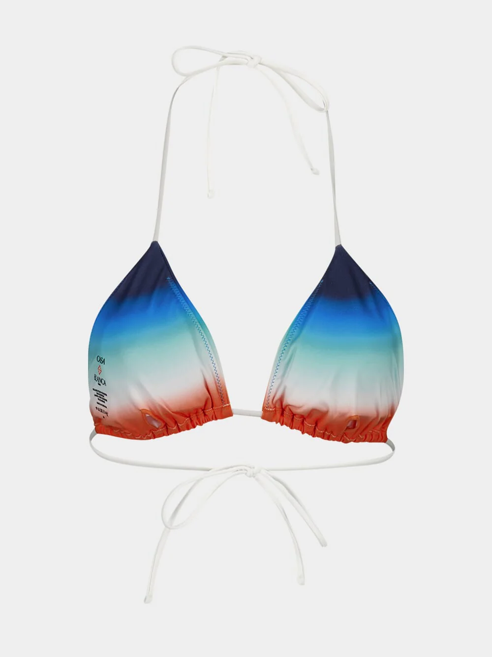 Multicolour Gradient Triangle Bikini Top - Image 3