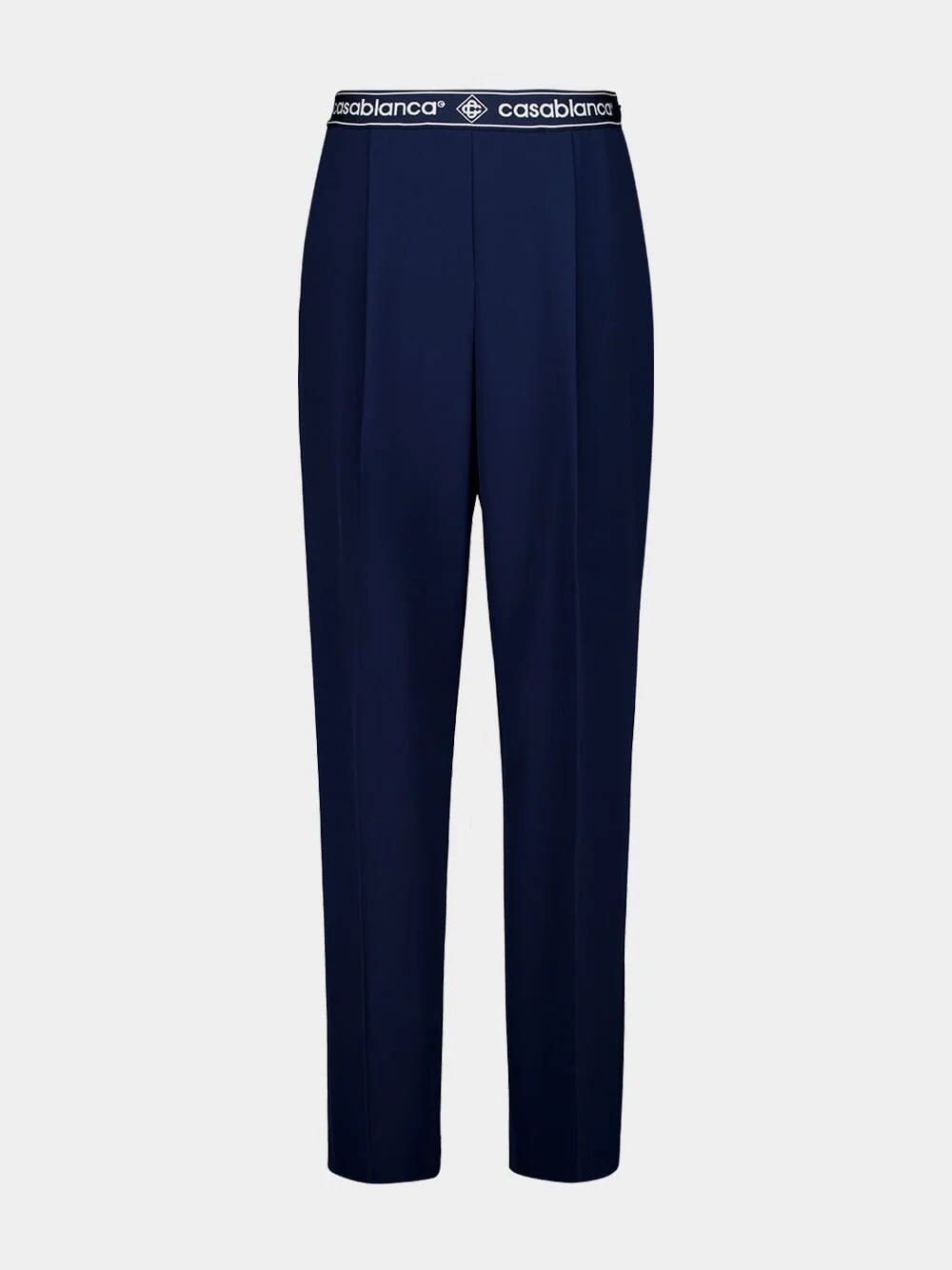 Navy Blue Tailored Sports Trousers