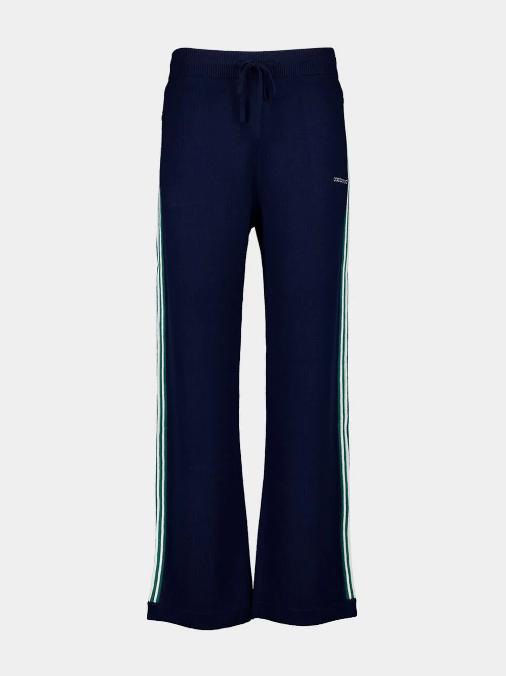 Navy Knit Tennis Trousers