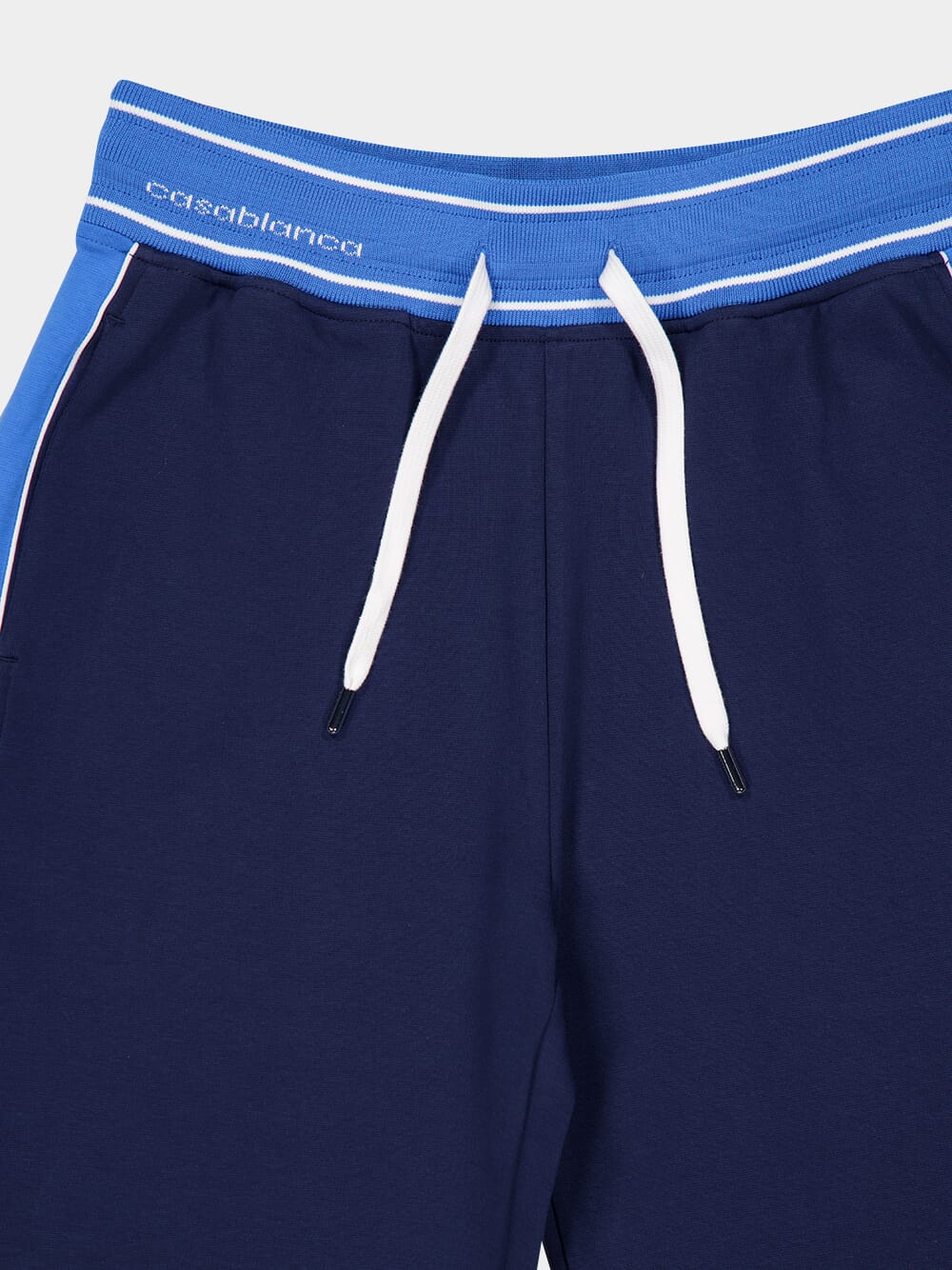 Navy Low-Rise Cotton Joggers - Image 3