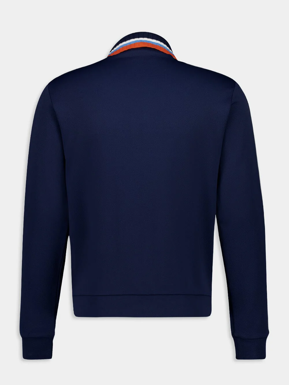 Navy Piqué Track Jacket - Image 3