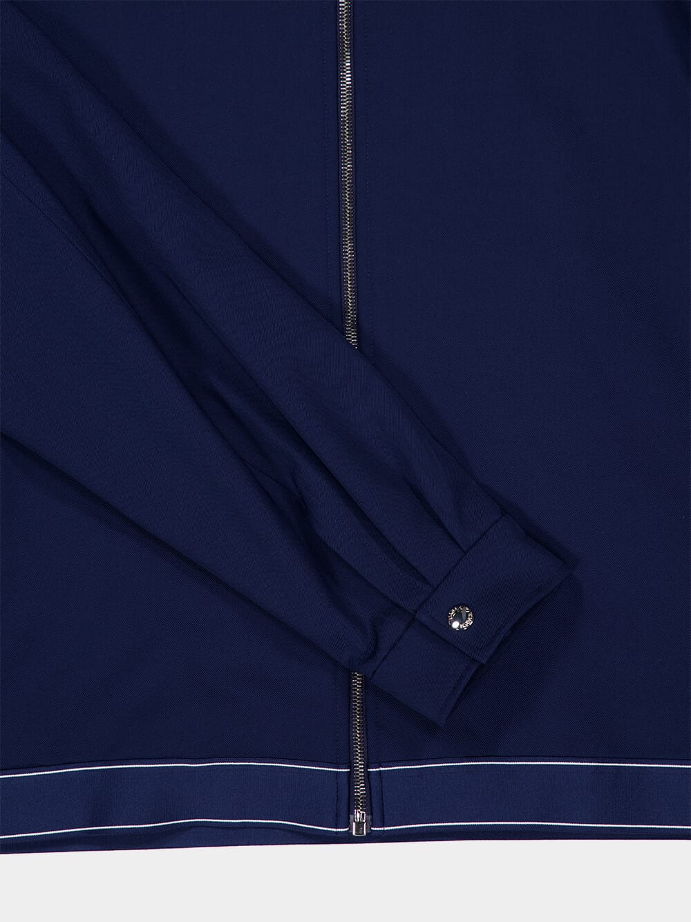Navy Sports Jacket in Virgin Wool - Image 4