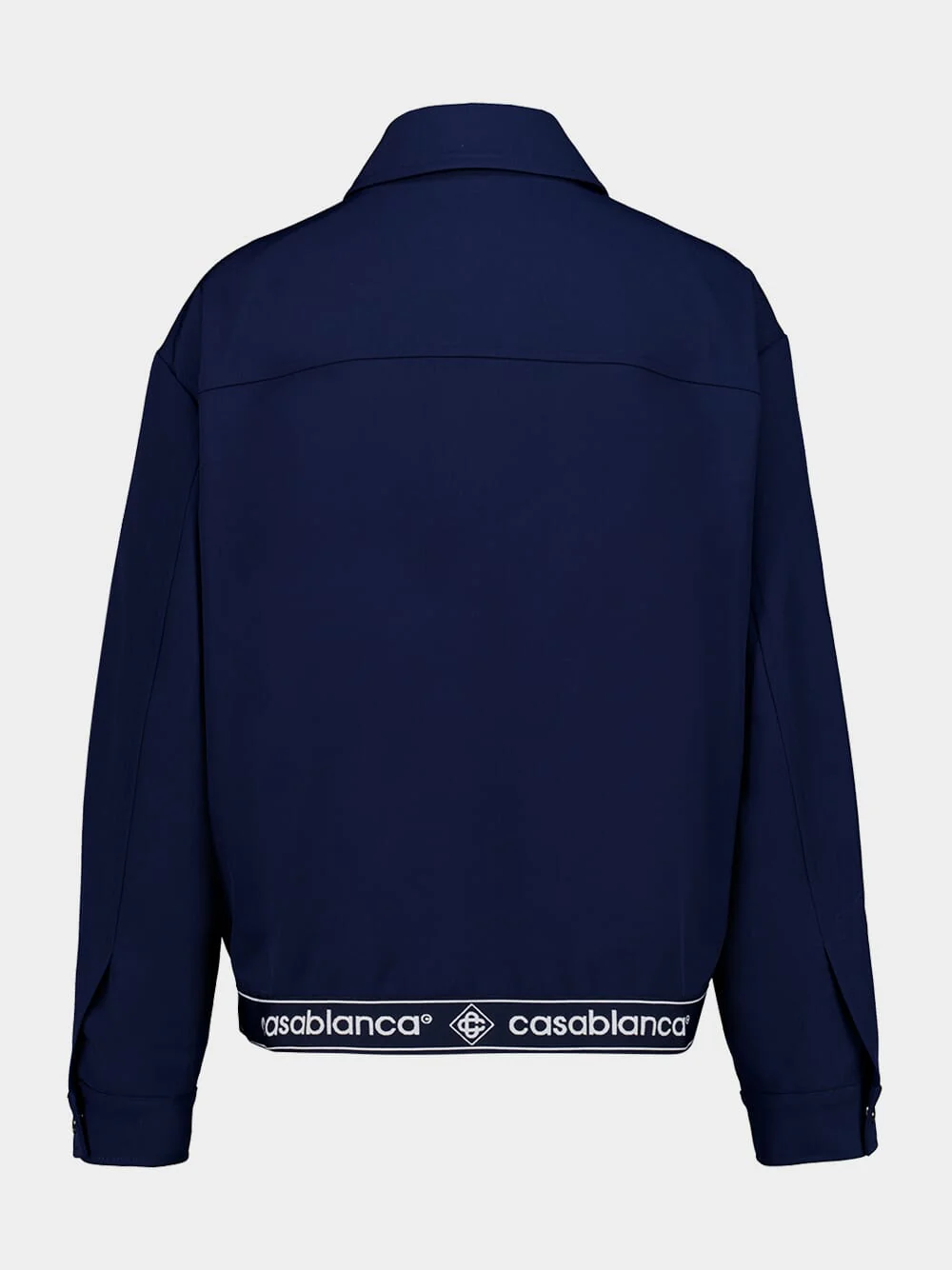 Navy Tailored Sports Jacket - Image 2