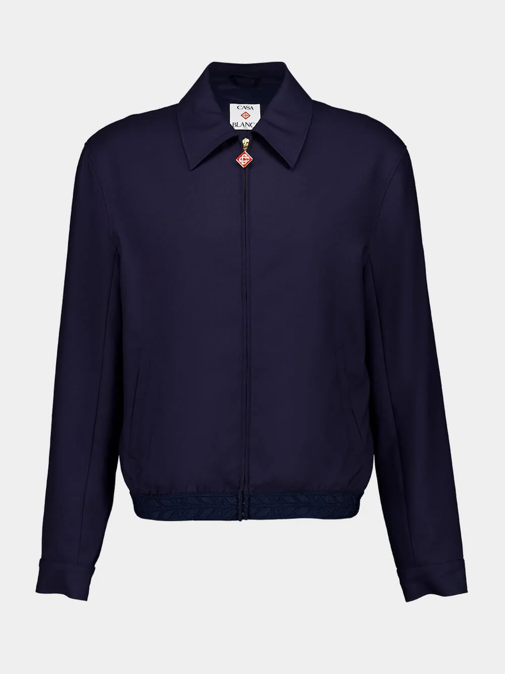 Navy Wool Sports Tailoring Jacket - Image 5