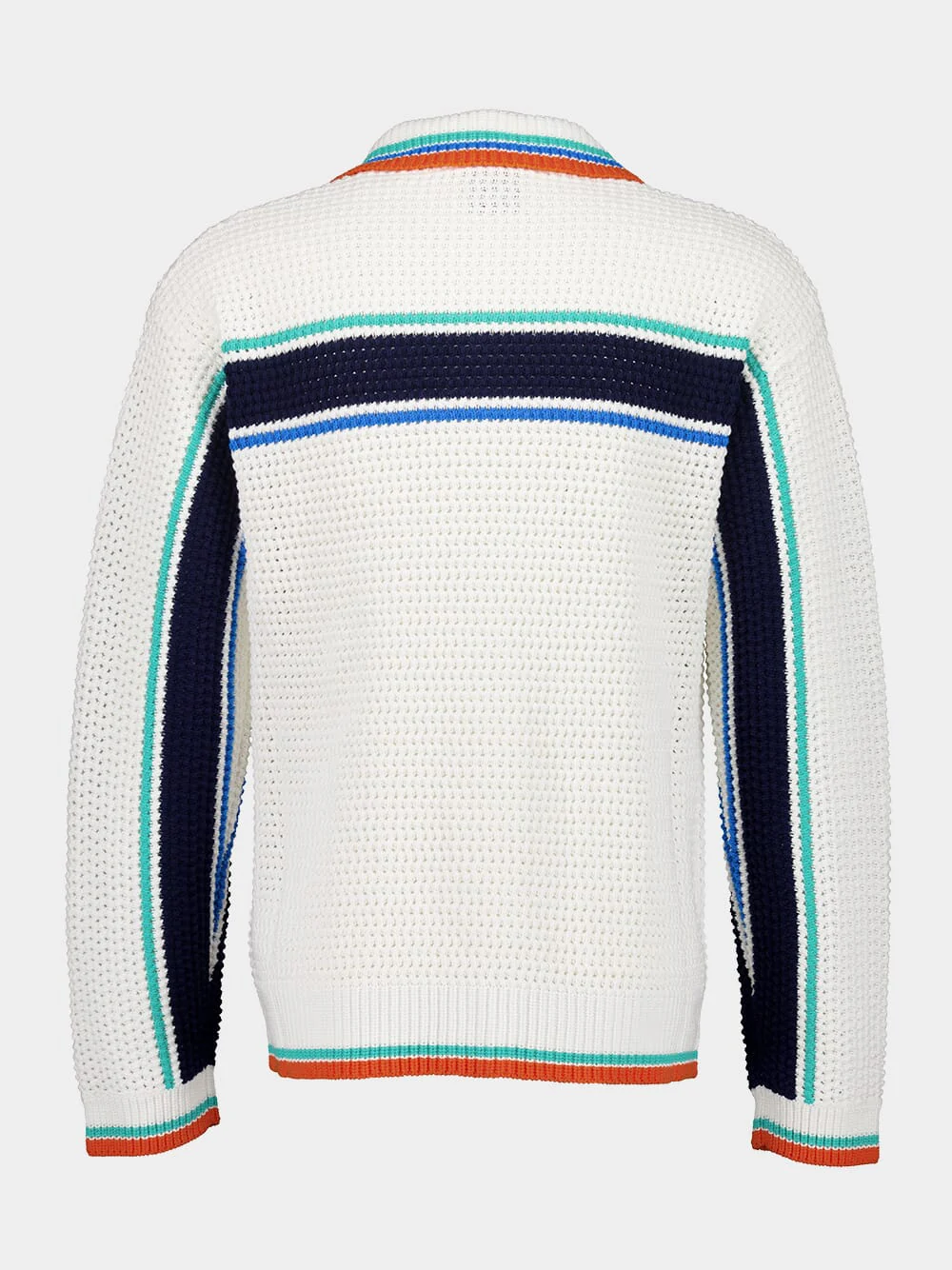 Off-White Crochet Tennis Shacket - Image 2