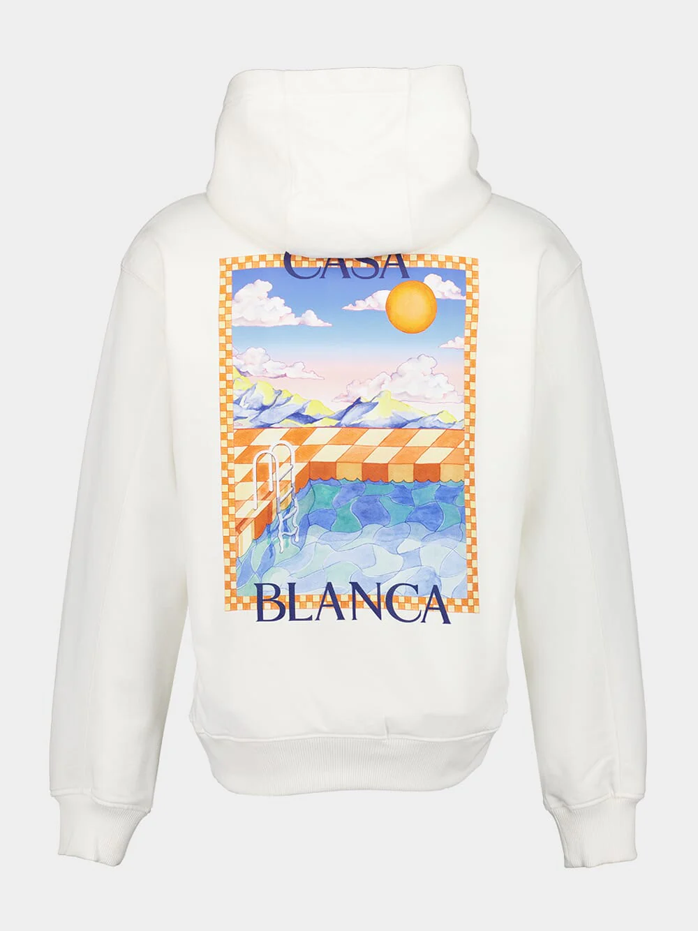 Off-White Surreal Pool Hooded Sweatshirt - Image 3