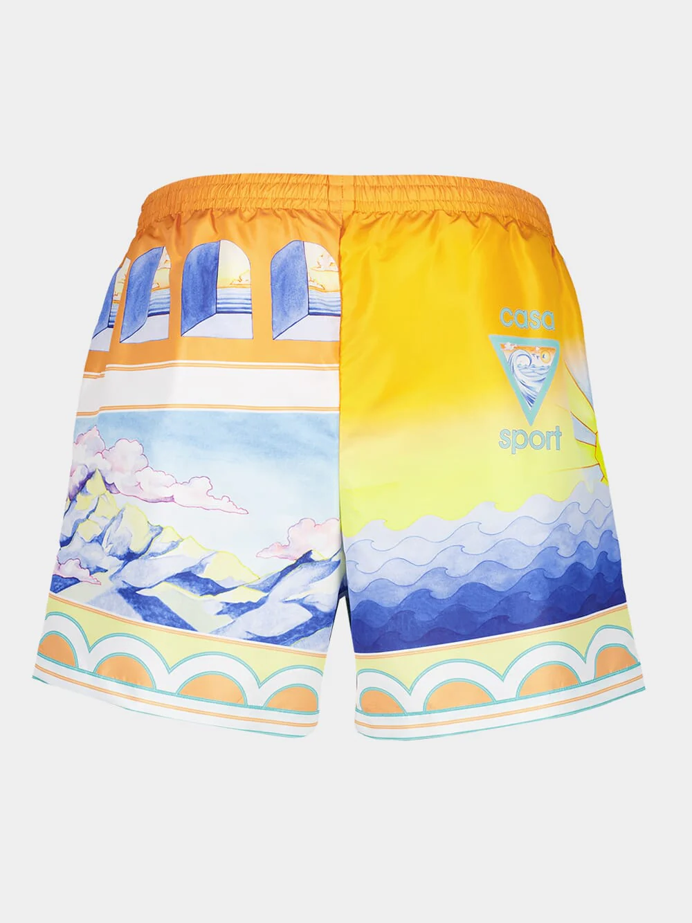 Printed Beach Club Swim Shorts - Image 2