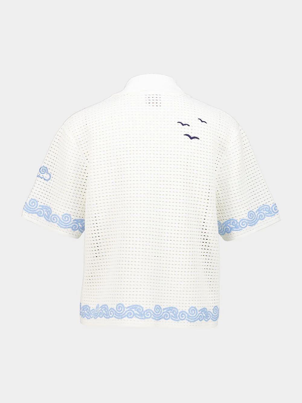 Oasis Crochet Short Sleeve Shirt - Image 2
