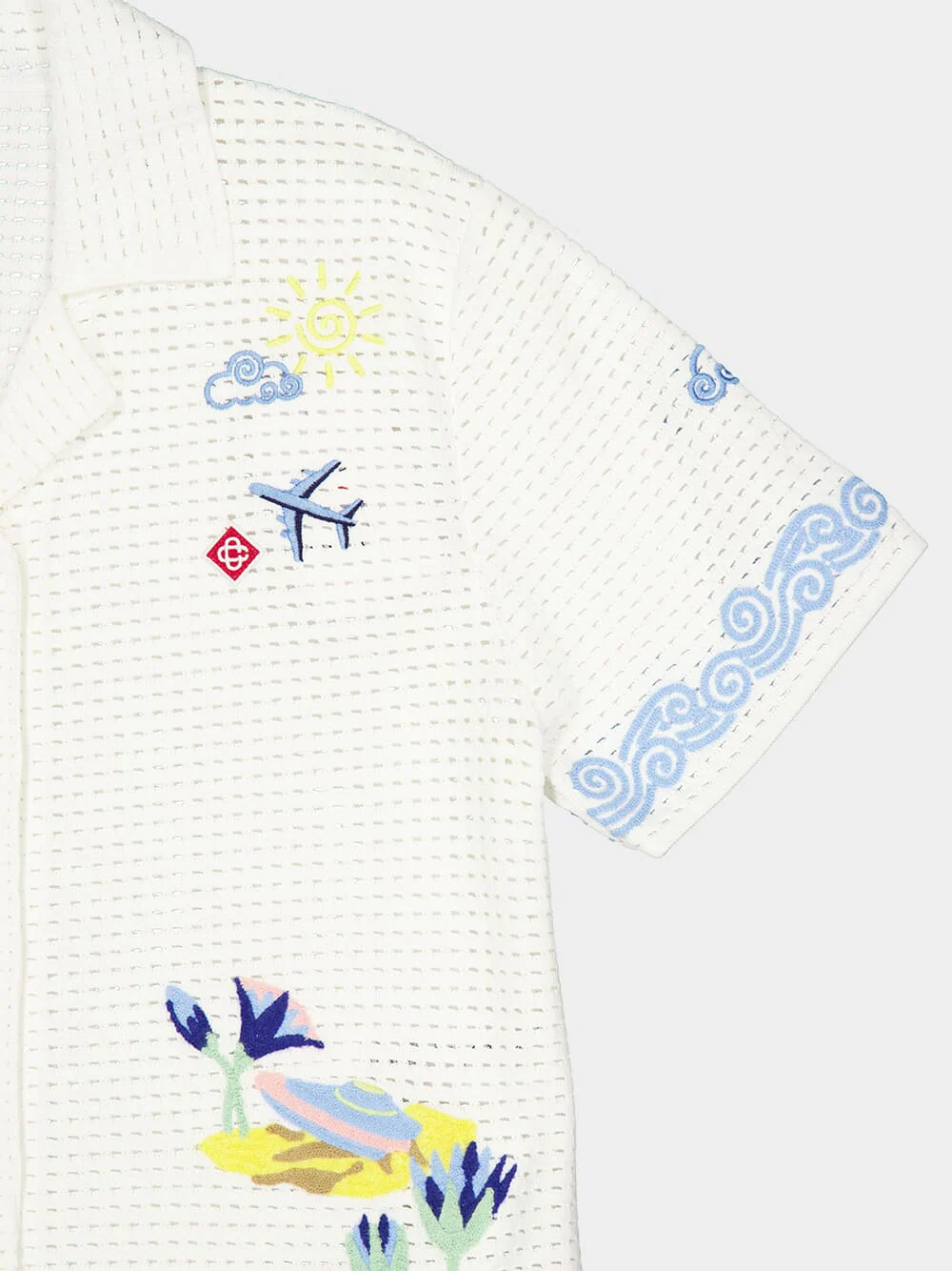 Oasis Crochet Short Sleeve Shirt - Image 4