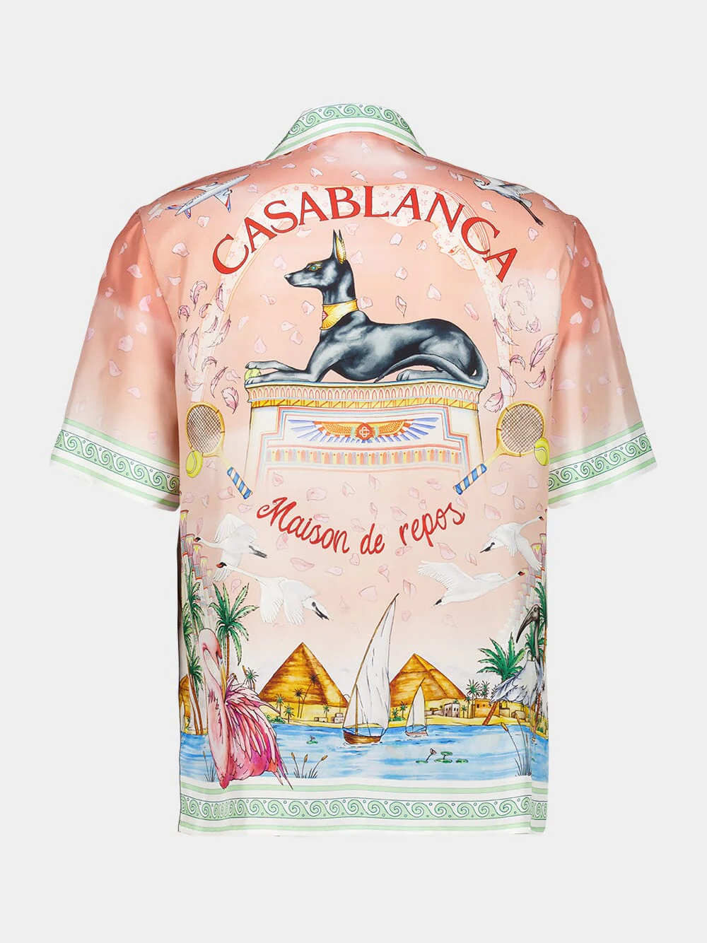 Ethereal Silk Cuban Collar Shirt - Image 2