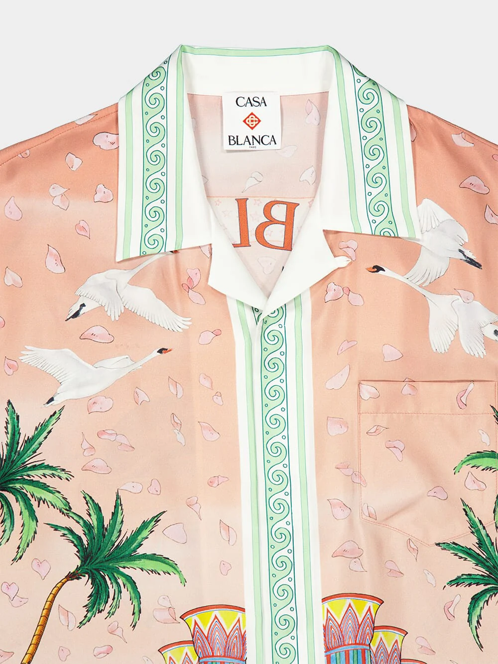 Ethereal Silk Cuban Collar Shirt - Image 3