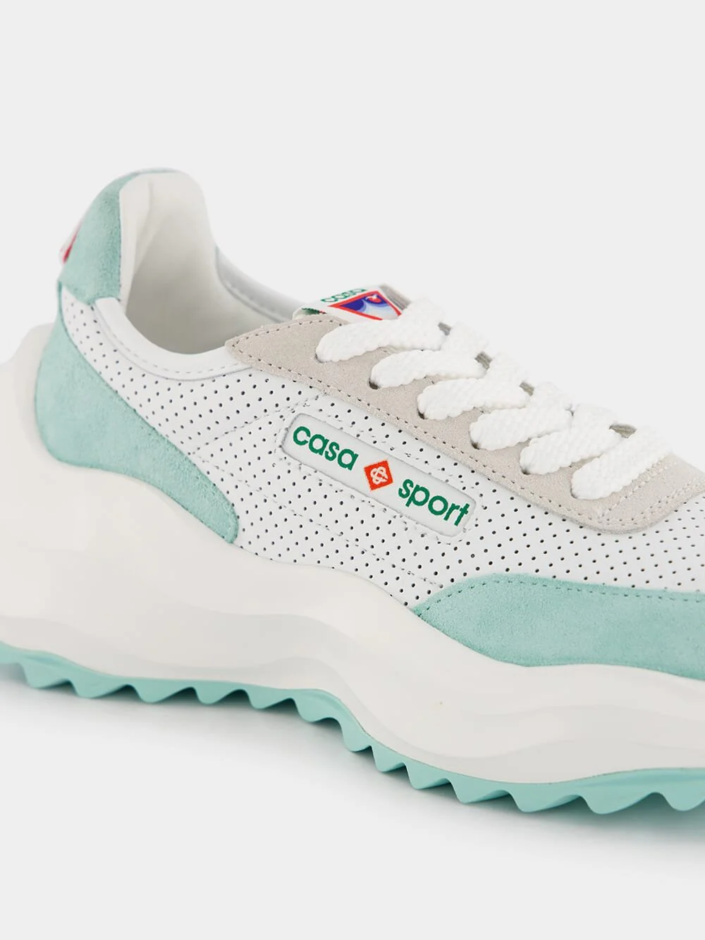 Atlantis Logo Leather Sneakers - Image 6