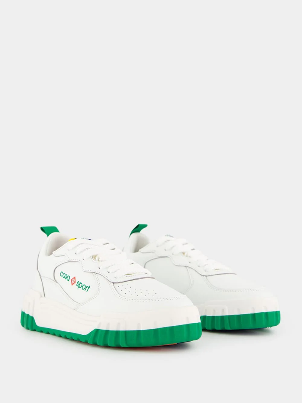 The Court White & Green Sneaker - Image 3