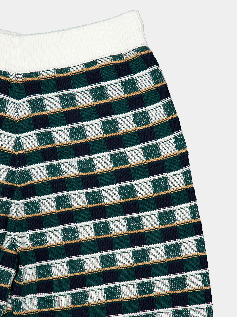 Green Crochet Mosaic Shorts - Image 4