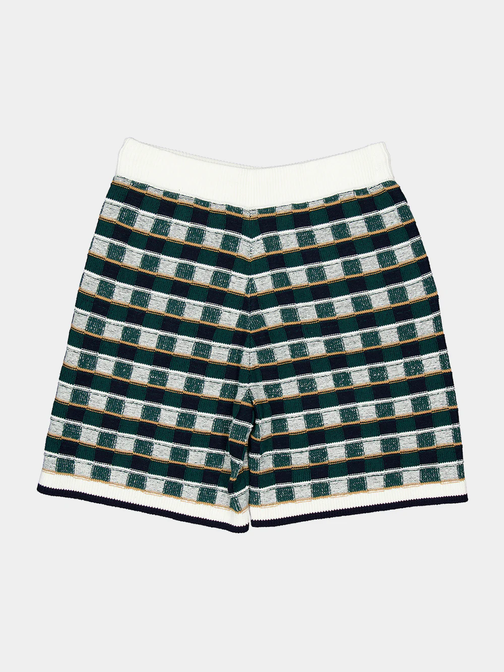 Green Crochet Mosaic Shorts - Image 5