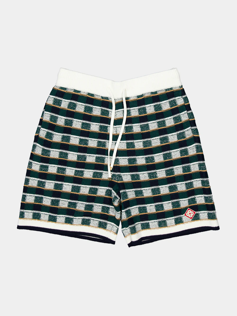 Green Crochet Mosaic Shorts - Image 6